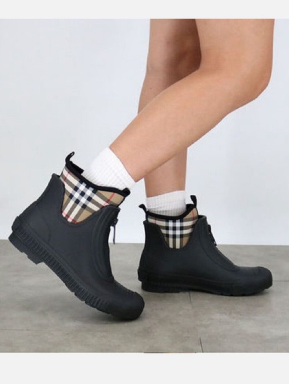Burberry Check Rain Boots
